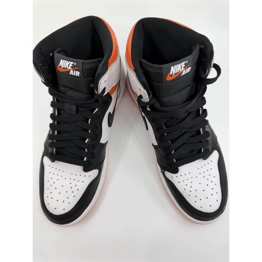 Nike Air Jordan 1 High OG Electro Orange Men's Size 10 Black White VGUC!!